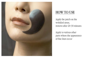 pyunkang yul patches applied under eye demonstrating smoothing effect