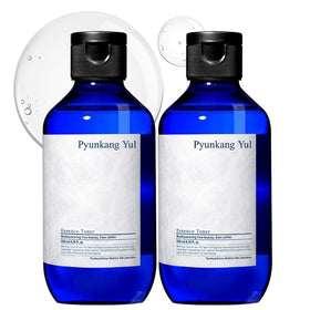 Pyunkang Yul front view of 2 PKY essence toner bottles showing value bundle and hydration