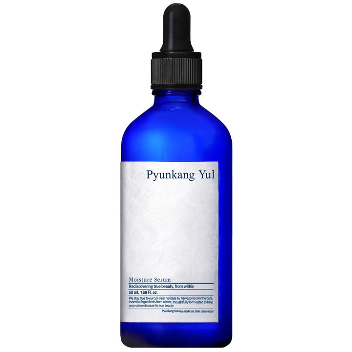 Pyunkang Yul front bottle shot showing clean packaging and calm skincare benefits