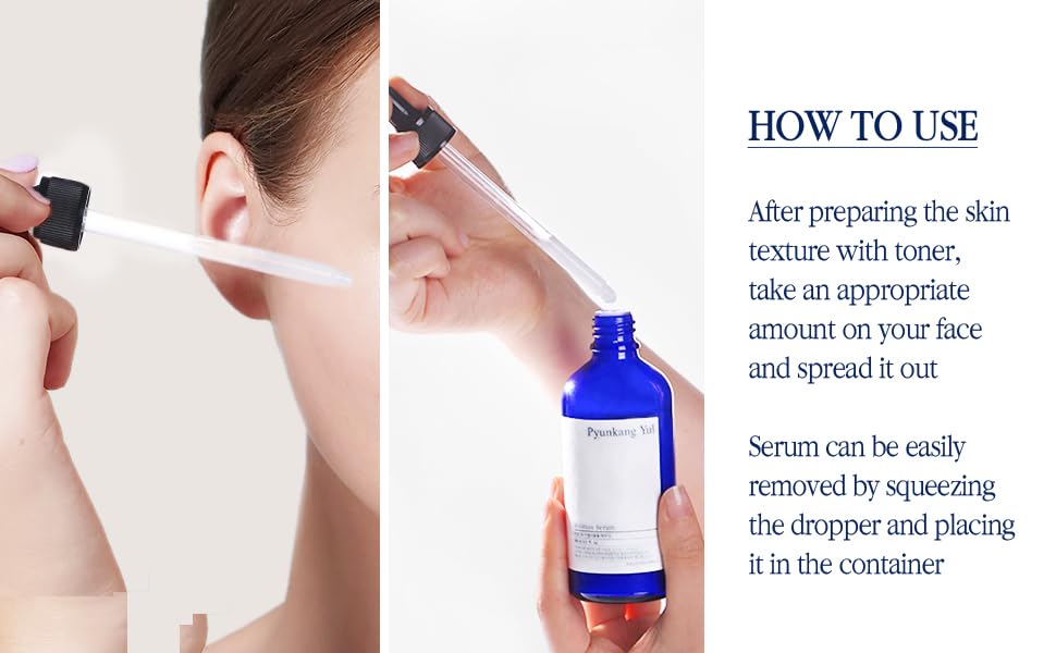 Pyunkang Yul serum on bathroom shelf in routine setting conveying everyday use