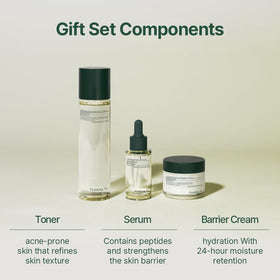Pyunkang Yul three products lined up to show travel-size scale