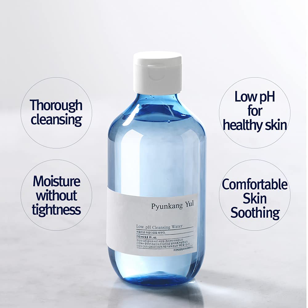 Pyunkang Yul cleansing water texture pouring to show lightweight, hydrating feel