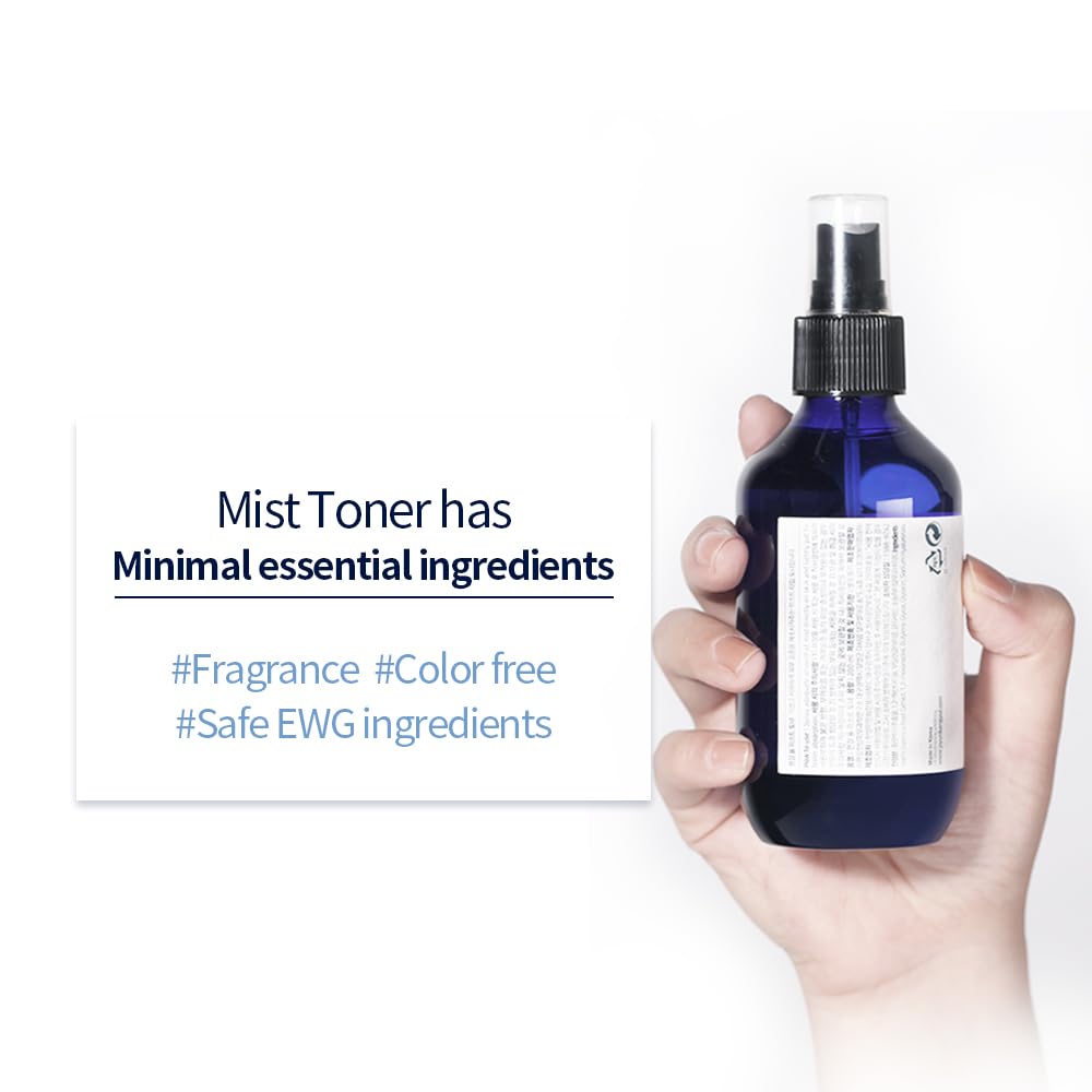 Pyunkang Yul mist droplets on skin absorbing quickly for light hydration
