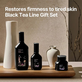 Pyunkang Yul toner poured into a palm demonstrating fast absorption and immediate hydration benefit