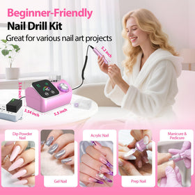 PYVOLA in-use salon demonstration delivering quiet, professional nail work