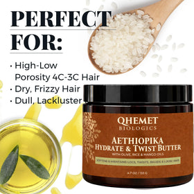 Qhemet Biologics jar in hand to show compact 4.7 oz travel-friendly scale