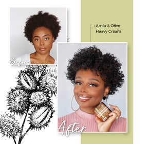 Qhemet Biologics massaged into scalp to soothe dryness and nourish skin