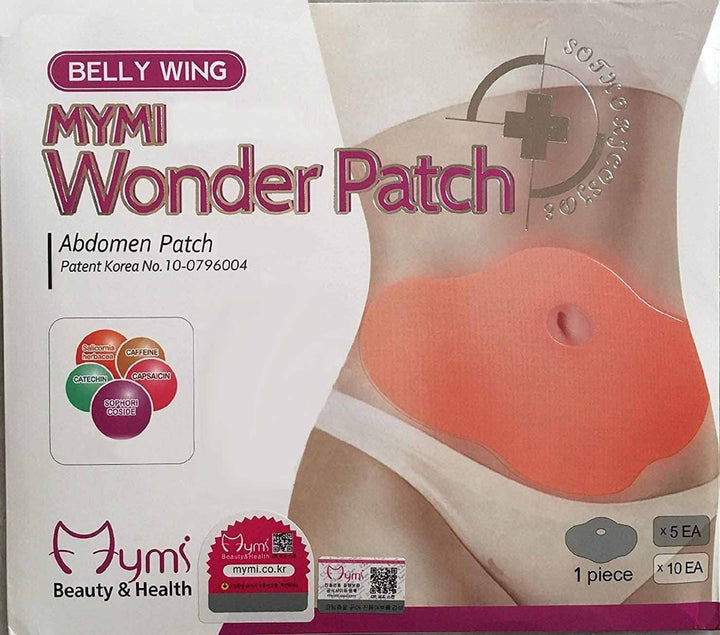QIANSOTO front packaging showing 10-piece belly patches and product branding benefits