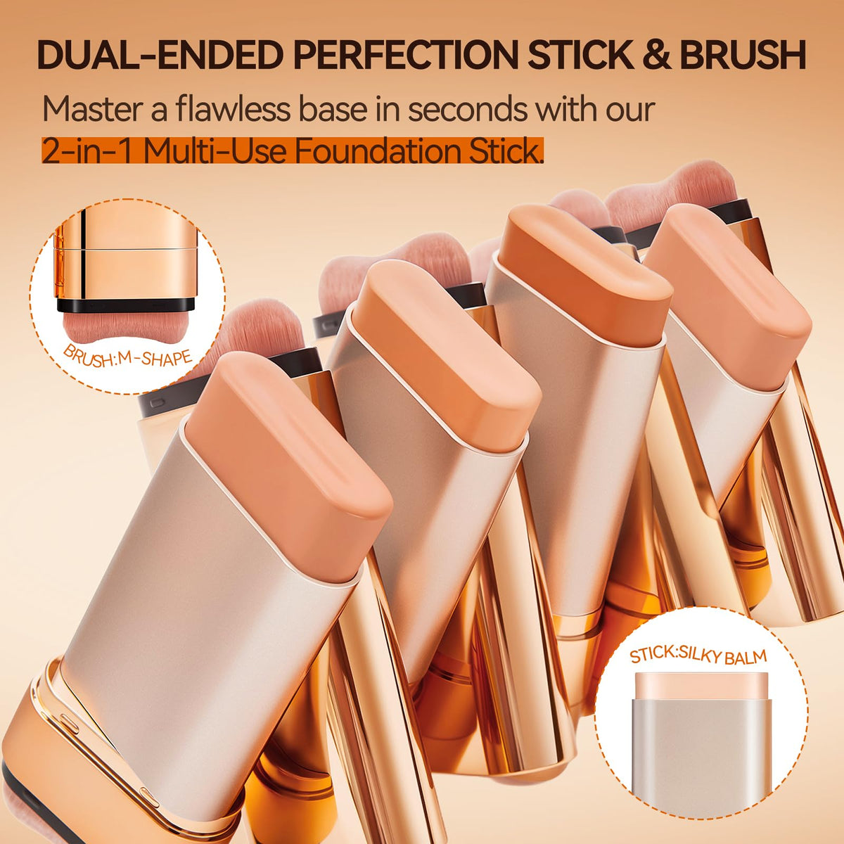 QIANWHITE swatches on hand showing buildable light to medium coverage