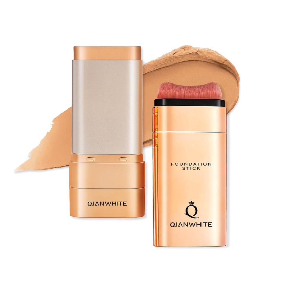QIANWHITE front packaging showing Dark Coffee shade and compact benefit