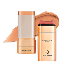 QIANWHITE front packaging view showing compact travel-friendly design and natural finish benefit