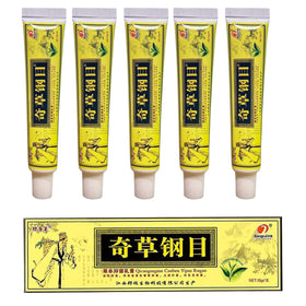 QICAOGANGMU front packaging showing five-pack jars and clear labeling for convenience