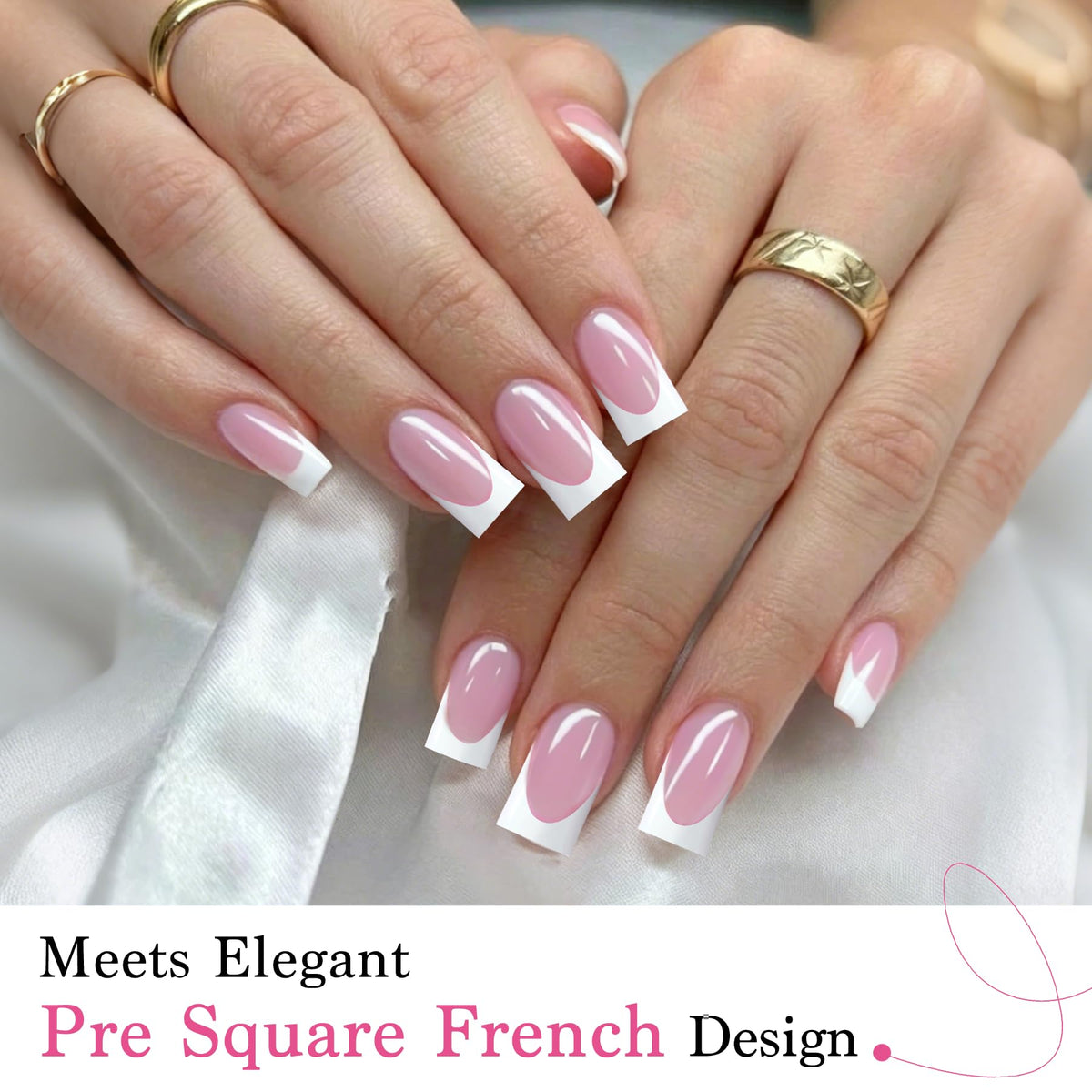 Qiek close-up of the 3mm French tip for precise, professional look
