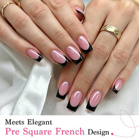 QIEK close-up of 3mm black French edge for polished look