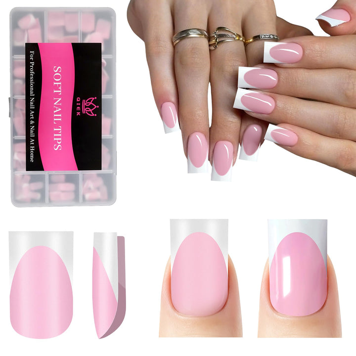 Qiek front packaging showing 150-piece set and quick manicure benefit