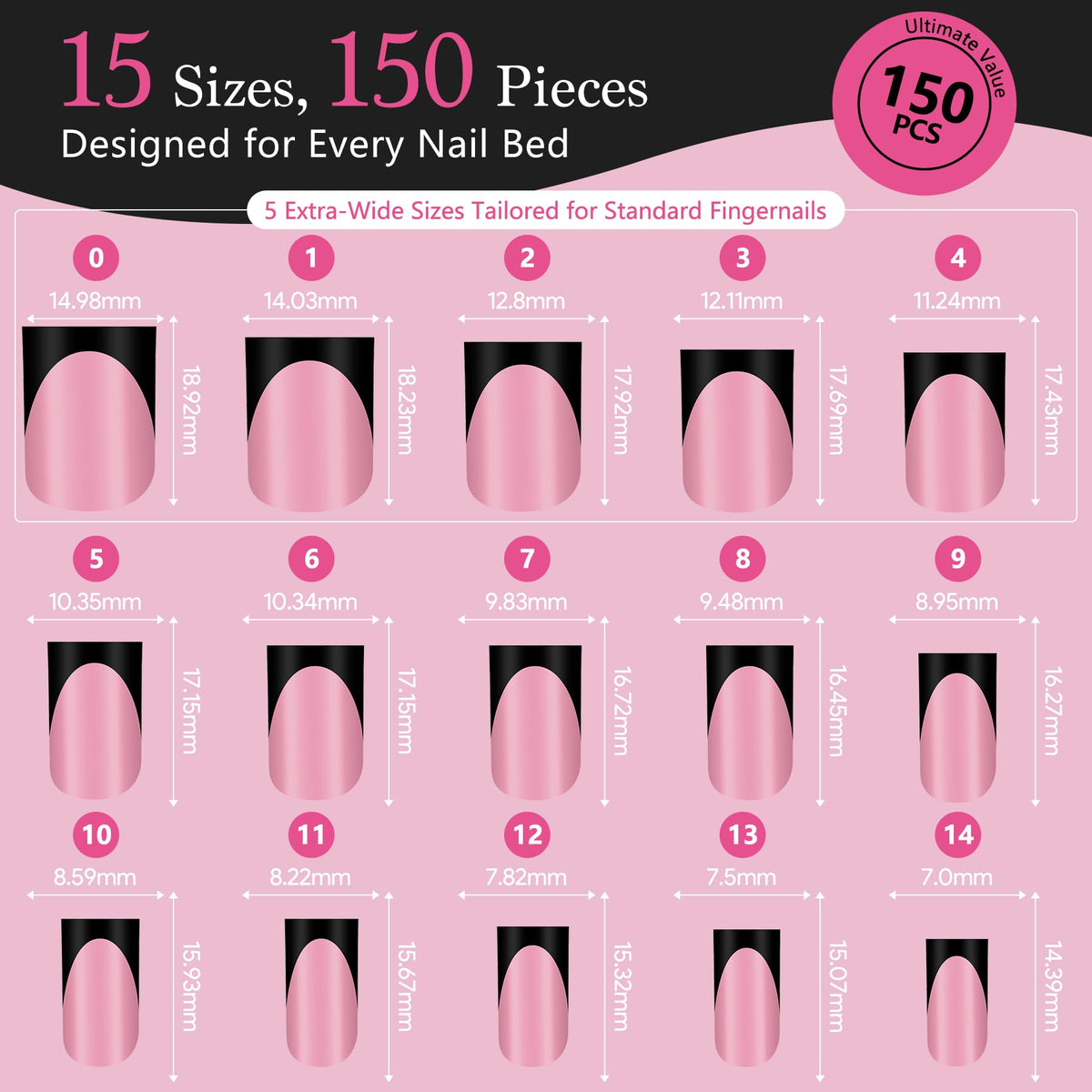 QIEK matte nail surface detail ready for custom art