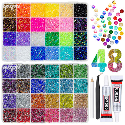 qiipii front packaging showing organized color grid and compact case benefit