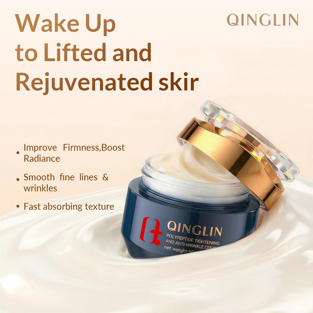 QINGLIN jar open revealing cream texture for quick absorption benefit