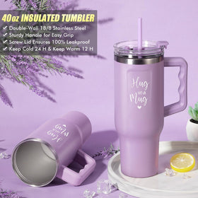 Qinline lavender candle burning to show gentle scent and calming ambiance