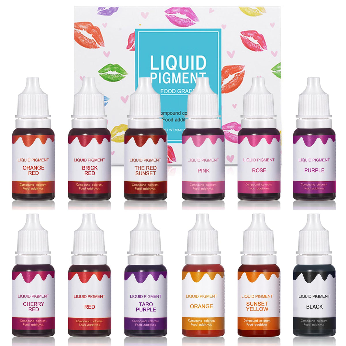 QIUFSSE front packaging showing kit contents and color variety for easy selection