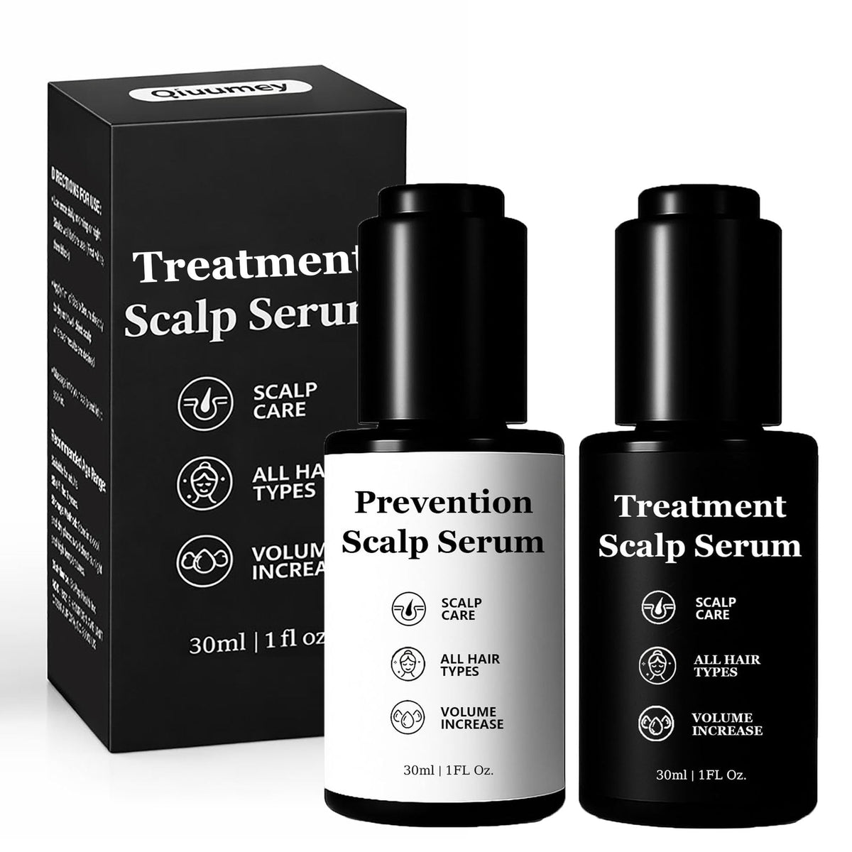Qiuumey front packaging showing the bundle and benefits for easy selection