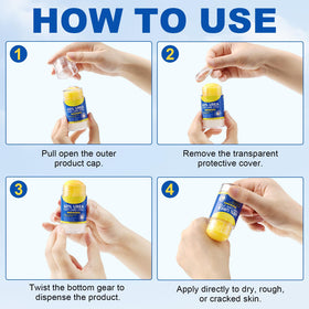 QJCWXIAOX stick applied with sock overnight to boost absorption