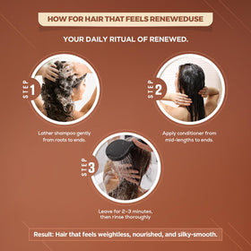 QOD PRO argan hair before and after comparison showing smoother hair benefit