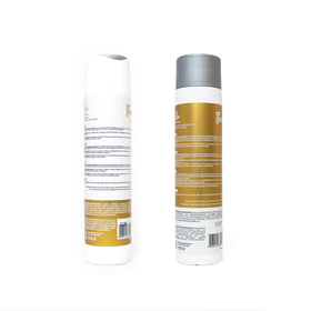 QOD PRO argan shampoo pump closeup showing easy dispensing benefit