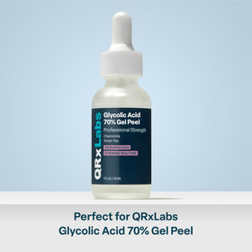 QRxLabs chamomile and green tea botanicals conveying calming support