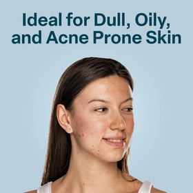 QRxLabs bottle with pomegranate and ginkgo showing antioxidant brightening