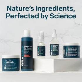 QRxLabs cruelty-free badge on pack, reinforces ethical, animal-friendly sourcing