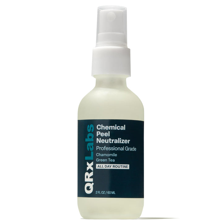 QRxLabs front packaging showing 2 fl oz bottle and product benefit