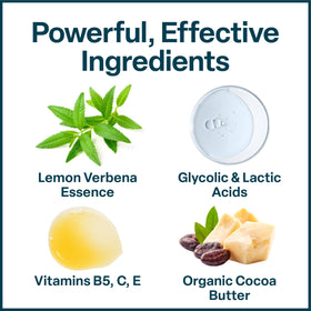 QRxLabs ingredient label detail featuring key actives and professional-grade benefits