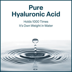 QRxLabs label ingredient panel highlighting hyaluronic acid and Vitamin B5 benefits