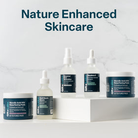 QRxLabs bottle on bathroom counter in lifestyle scene for routine-friendly benefit