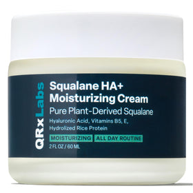 QRxLabs front packaging showing product and label, highlights clean formula benefit