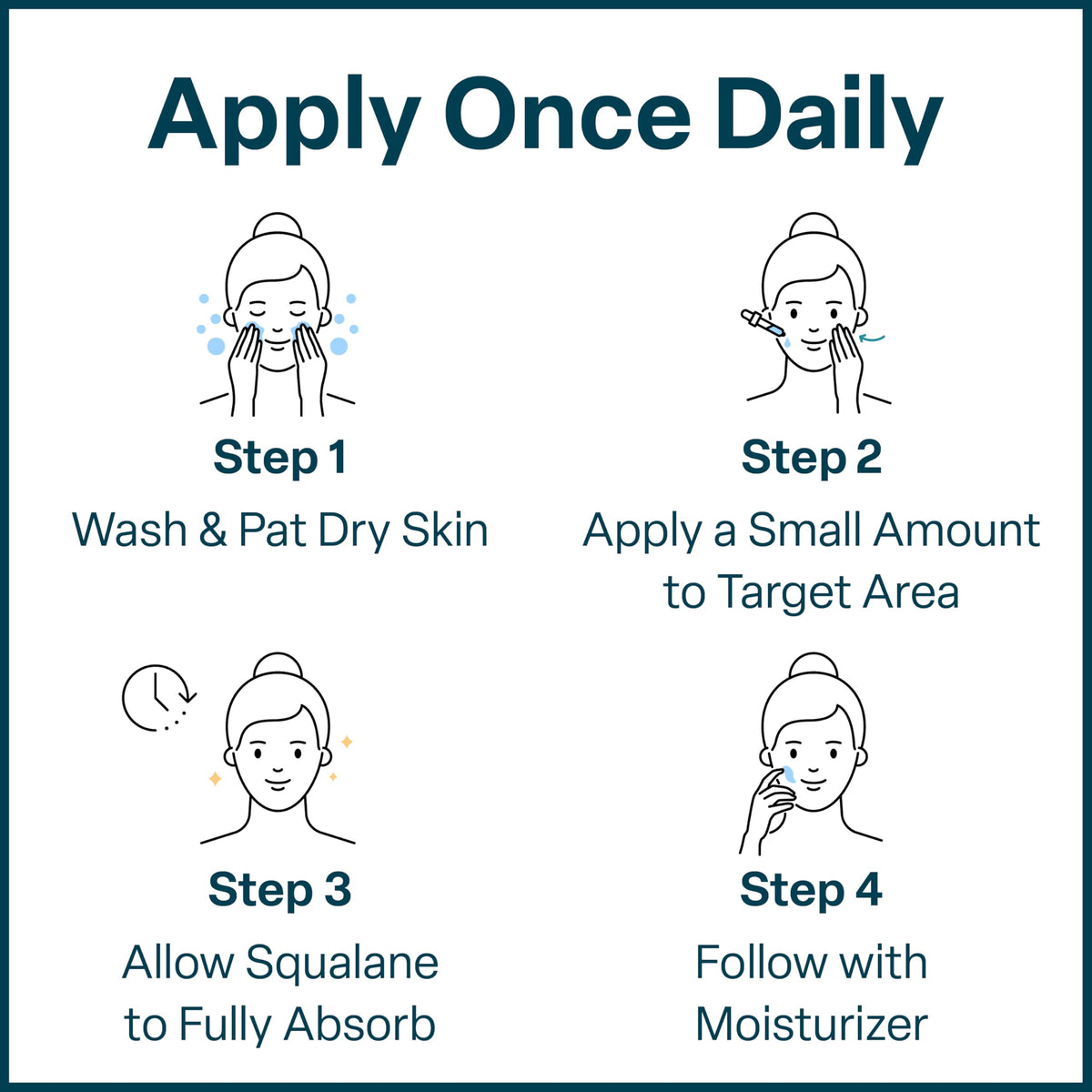 QRxLabs oil applied to hair ends, showing frizz control and added shine benefit