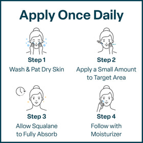 QRxLabs oil applied to hair ends, showing frizz control and added shine benefit