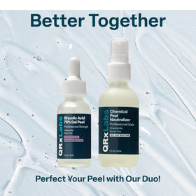 QRxLabs bottle in a travel bag showing convenience for on-the-go care