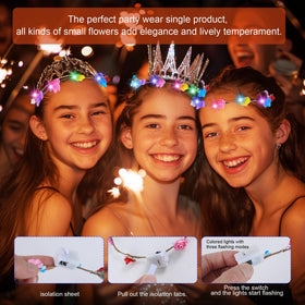 QSJQAMG bride and bridesmaids wearing crowns together showing coordinated event styling benefit