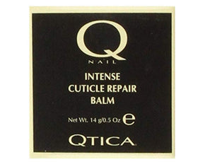 QTICA close-up of balm texture highlighting creamy rich formula for deep hydration
