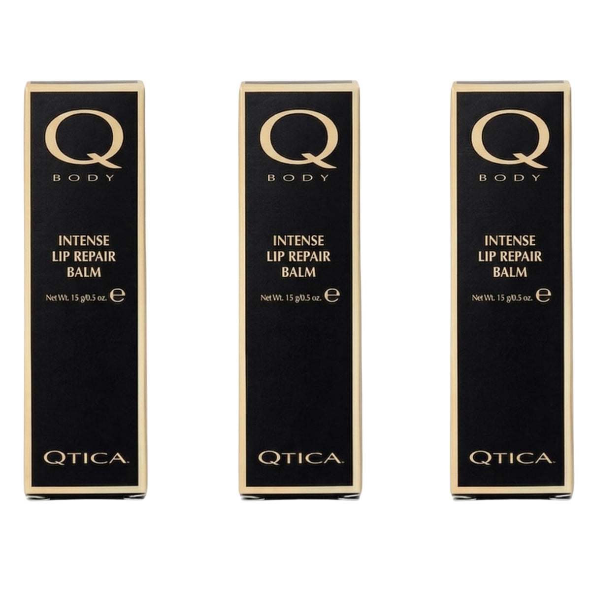 QTICA front packaging showing restorative balm and benefits