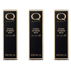 QTICA front packaging showing restorative balm and benefits