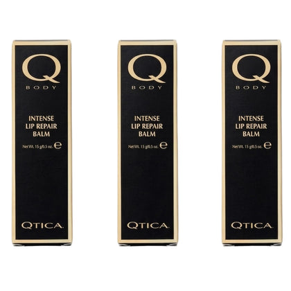 QTICA front packaging showing restorative balm and benefits