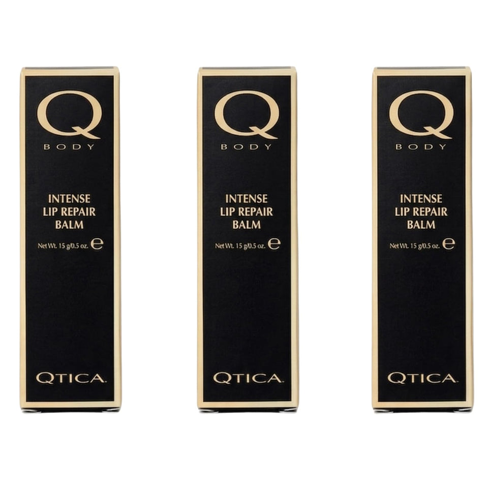 QTICA front packaging showing restorative balm and benefits