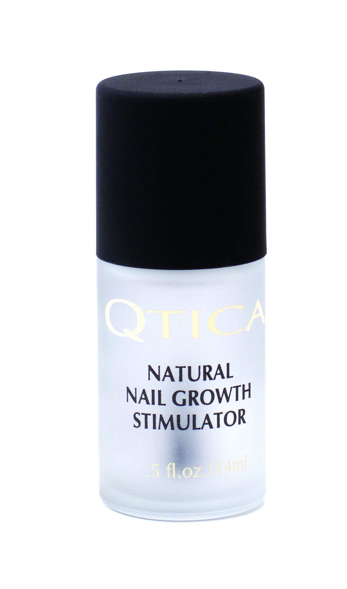 QTICA applied during a manicure demonstrating stronger-looking nails after use