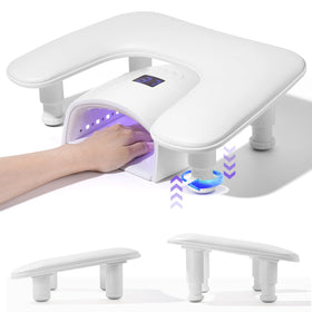 Quaferen front packaging showing white arm rest, presents a tidy gift option