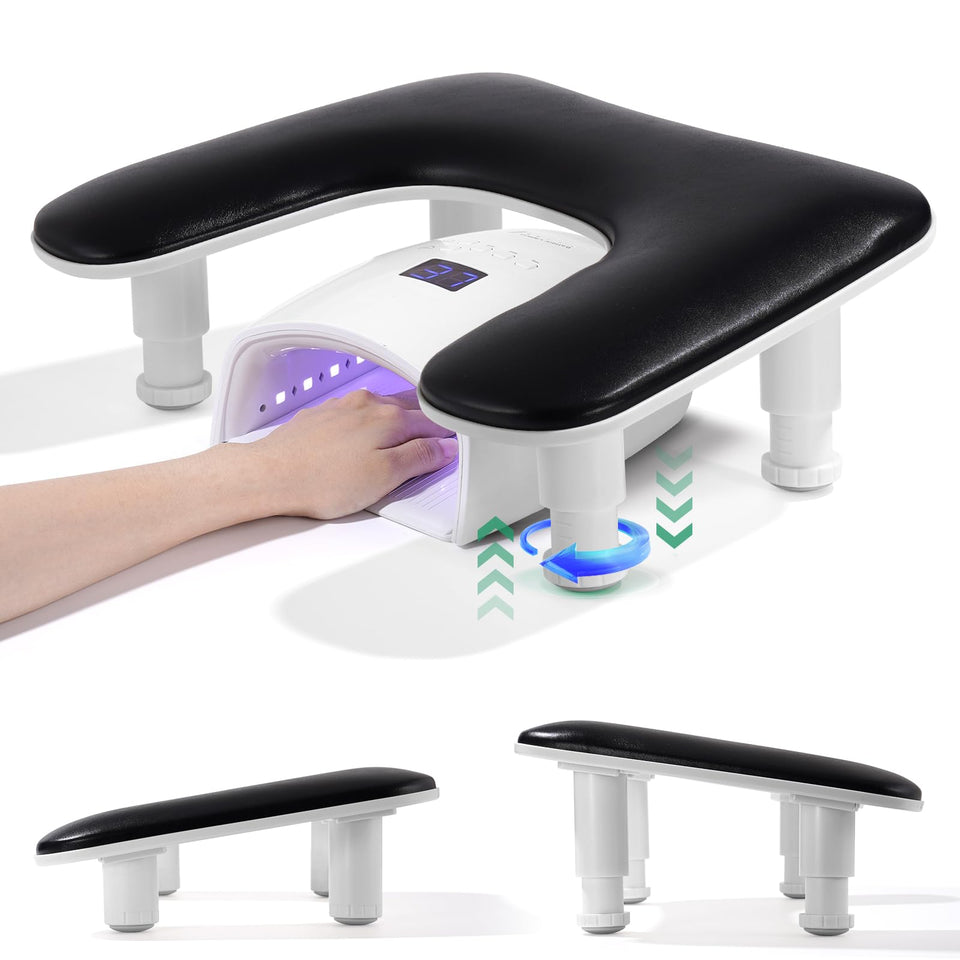 Quaferen front view of arm rest showing stable U-shape and comfort