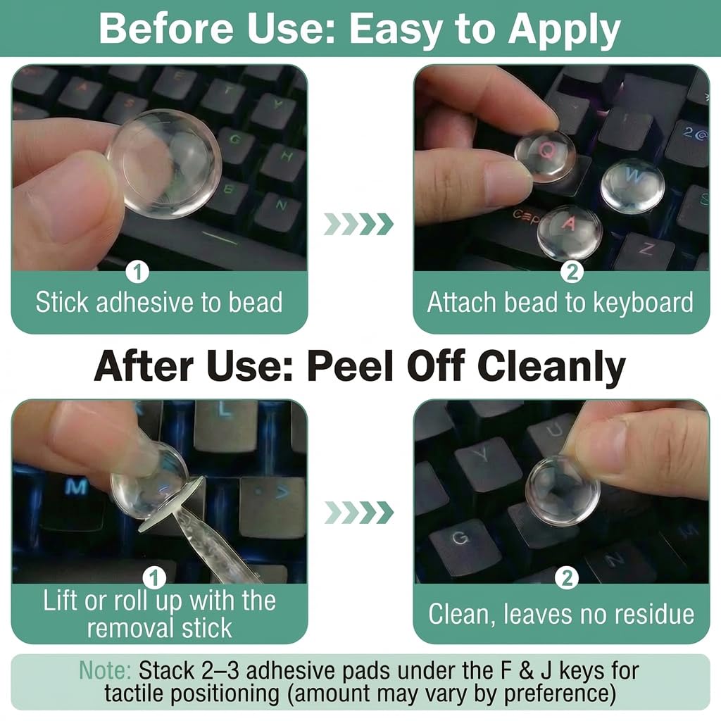 Quafochi desk lifestyle setup depicts product in use for quieter, clearer typing