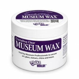 Quakehold! clear jar front label showing product identity and benefit